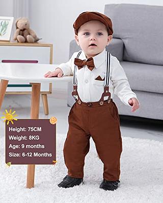 Baby Boys Formal Suit Birthday Party Ceremony Dress Clothes Sets Shirt –  Toyszoom