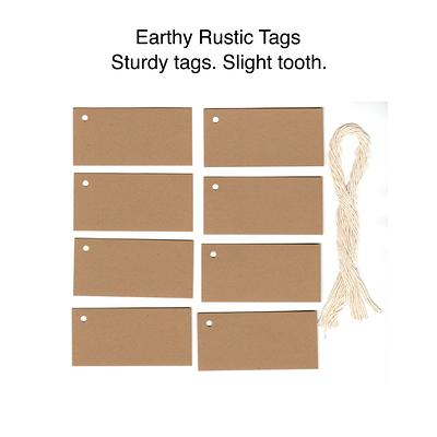 1-1/2 X 3 Blank Brown Hang Tags. Craft Tags, Gift Tags, Vendor Tags,  Price Tags, Kraft Paper Tags, Rustic Wedding Tags, String - Yahoo Shopping