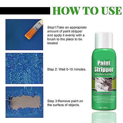 Powerful Paint Remover, Paint Remover for Metal Surfaces, Peel Away Paint  Remover from Wood, Latex Paint Remover, Power Paste Stripper Stripper Spray