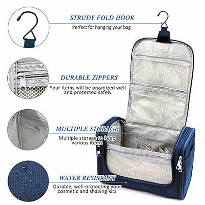 Buruis Large Capacity Toiletry Bag for Women and Men, Hanging Toiletry  Organizer Cosmetics Makeup Bag, Water-resistant Dopp kit Shaving Bag for  Full Sized Toiletries, Travel Essentials (Blue) - Yahoo Shopping