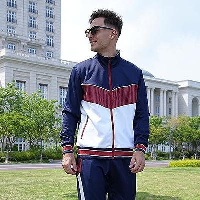 Men's 2 Pieces Tracksuits Running Jogging Sports Suits Athletic Sweatsuit
