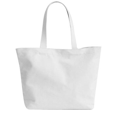 Hello Hobby Large Canvas Tote Bag with Strap - White - 13.5 x 13.5 x 3.5 in