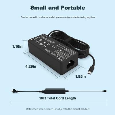 Square Pd 45W Type USB C Charger for Laptop HP DELL Asus Lenovo