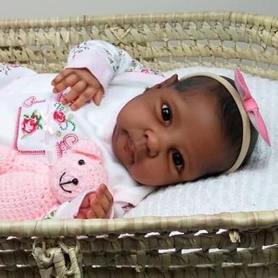 iCradle Real Lifelike Reborn Baby Dolls Cotton Body Silicone