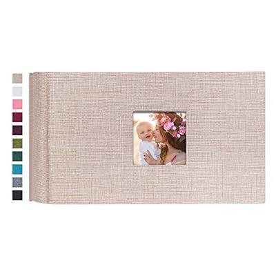 Popotop Photo Album 4x6 200 Pockets,Linen Hardcover Picture Albums for  Family Wedding Anniversary Baby Vacation Pictures