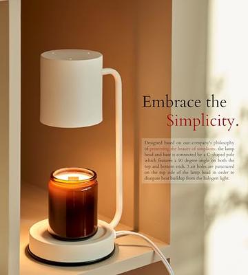 Cozyberry® Querencia™ Candle Warmer Lamp, Compatible with Yankee Candle  Large Jar, Metal, Candle Lamp, 110-120V, Dimmable Candle Melter, Candle  Warmer Lamp, Small & Large Size Jar Candles (White) - Yahoo Shopping