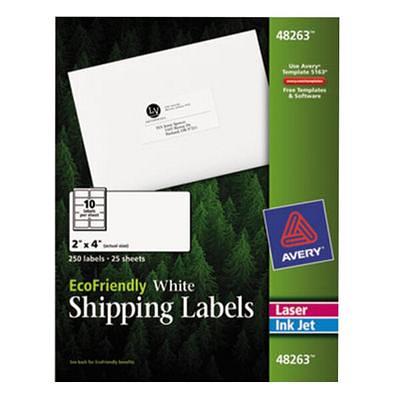 Premium Label Supply White Sticker Mailing/Shipping Labels – 3.5