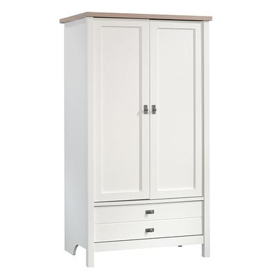 SAUDER Cottage Road Soft White Storage Cabinet 423509 - The Home Depot