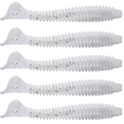 MITOBASS Paddle Tail Swimbaits 3 Paddle Tail Soft Plastic Swimbaits, 30Pcs  Plastic Bait for Saltwater/Freshwater Fishing(White) - Yahoo Shopping