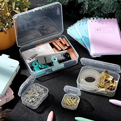 Hoteam 76 Pcs Mixed Sizes Storage Containers Box with Hinged Lid Clear Mini  Organizer Plastic Storage Containers Rectangular Empty Small Plastic  Containers for Small Items Art Craft Jewelry Projects - Yahoo Shopping