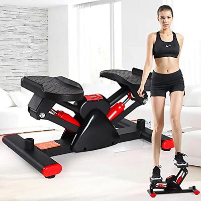 Sportsroyals Stair Stepper for Exercise, Mini Steppers with Resistance  Band, Hydraulic Fitness Stepper Exercise Home Workout Equipment for Full  Body