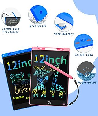 LCD Writing Tablet for Kids, 2Pck Drawing Tablets Toddler Toys Doodle Board  12 inch Writing Pad Drawing Tablet, Boys Girls Gift Trip Travel Essentials  Learning Games 3-5 6-8 9-12 Year Old, Blue+Pink - Yahoo Shopping