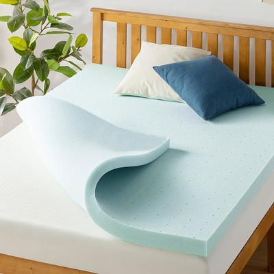 BedNew 3 in. King Memory Foam Cooling Gel Infusion Egg Crate