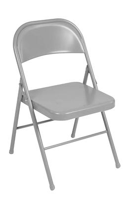 Cosco Blue Metal Upholstered Seat Folding Chair Set