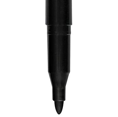 LAZGOL Ultra Fine Permanent Marker Bulk, 32 Pack Ultra Fine Point Black  Permanent Marker set, Felt Tip Pens Works on Plastic, Wood, Stone, Metal  and