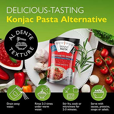 Its Skinny Spaghetti Healthy, Low Calorie, Low-Carb Konjac Pasta Fully Cooked and Ready to Eat Gluten Free, Vegan, Keto and Paleo-Friendly (6-pack)