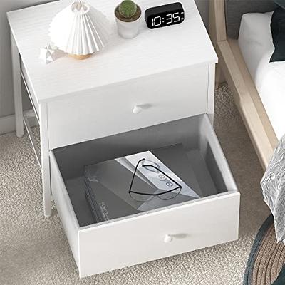 Aobafuir Nightstand, Small Side Table with Drawer, Bedside Furniture, Night  Stand, End Table for Bedroom, Living Room