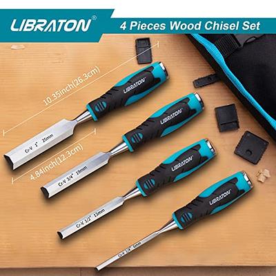 Buck Bros 3-Pack Woodworking Chisels Set