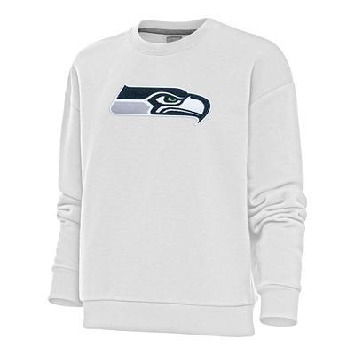 Women's Antigua Heathered Gray Philadelphia Eagles Victory Crewneck  Pullover Sweatshirt