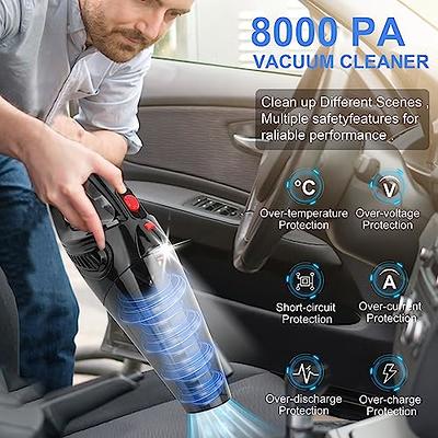 aienvh Handheld Vacuum Cordless,5800Pa Dust Busters Cordless  Rechargeable,Hand Held Vacuum Cleaner Portable Handheld Sweeper Lightweight  Wet Dry car