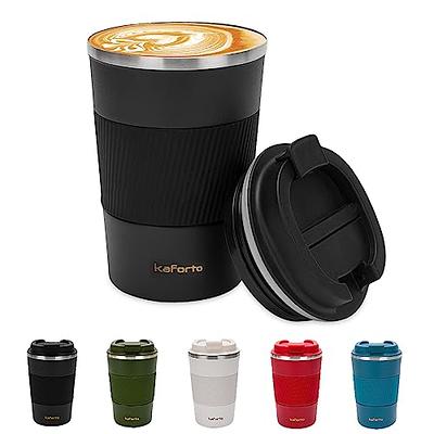 16oz Cup Insulated Coffee Travel Mug Stainless Steel Double Wall Thermos  Tumbler 