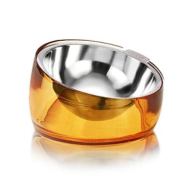 Elevated Dog Bowls, Raised Dog Bowl Stainless Steel 1.5L/51Oz, 4 Adjustable  Hei