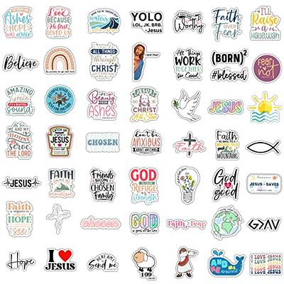 300Pcs Inspirational Christian Stickers Aesthetic for Gifts