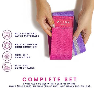 FitOn Sculpt Resistance Bands for Working Out, Non-Slip Threading