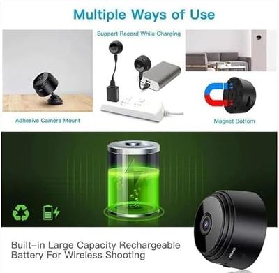 Camtrix Security Camera, Camtrix Magnetic Mini Security Camera, Night  Vision Motion Detection Security Cam Covert Cameras with App for Home  Indoor