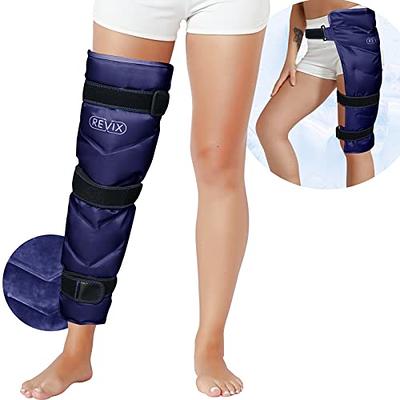 REVIX Full Back Ice Pack for Injuries Reusable Large Gel Ice Wrap for Back Pain Relief from Swelling, Bruises & Sprains by Cold Compression Therapy