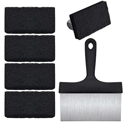 7pcs Griddle Cleaning Kit for Flat Top, Stainless Steel Grill Pan