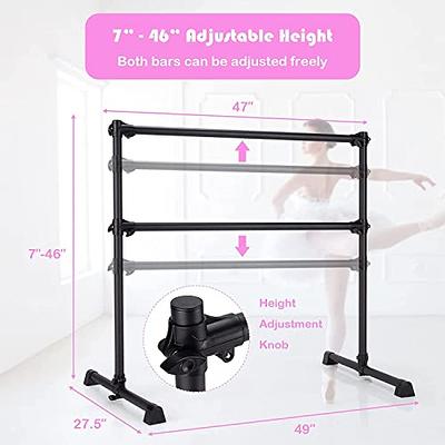 Long Portable Ballet Barre. Adjustable Height