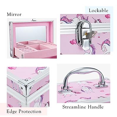 Portable Hair Accessories Organizer For Girls Pink Accessory Box For Girls  Travel Hair Accessories Storage Organizer