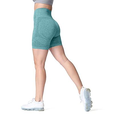 Halara Cloudful™ Air Fabric High Waisted Crossover Butt Lifting Cool Touch  Shorts 2.5'' - Dusky Blue - M biker shorts women - Yahoo Shopping