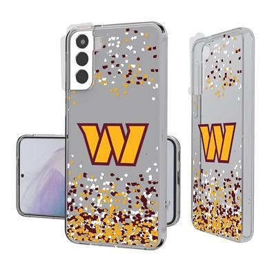 Washington Commanders Galaxy Clear Paisley Design Case