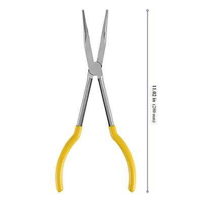 KEILEOHO 3 PCS 11 Inch Long Straight Needle Nose Pliers, Extra Long Reach  Needle Nose Pliers for Jewelry Making and Home Repairing, Straight Angle  Head and TPR Handle - Yahoo Shopping