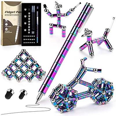 Magnetic Fidget Pen with Gift Box Decompression Magnetic Metal