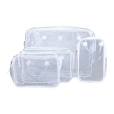 OUTXE 3 Pack Clear Insert Bag for Bogg Bag Accessories, Zipper Insert