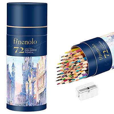 finenolo 72 Colored Pencils for Adult Coloring Books, Soft Core, Art  Drawing Pencils for Artists Kids Beginners, Coloring Pencils Set with  Sharpener for Coloring, Sketching, Painting - Yahoo Shopping