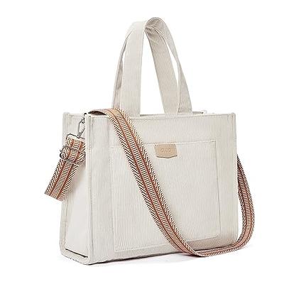 Zipper Tote Leather Bag, Leather Tote Bag for Women | Mayko Bags Beige