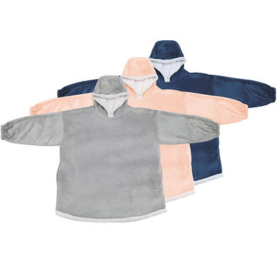 Coleman Gray Wearable Throw Blanket Hoodie - Yahoo Shopping