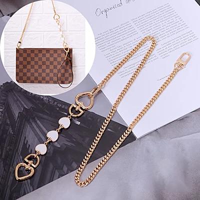 1 Piece Heart Shaped Bag Chain Strap Extender Purse Strap Extender Handbag  Chain Heart Chain Strap Extender for Handbag Shoulder Bag Cross Body Bag, R