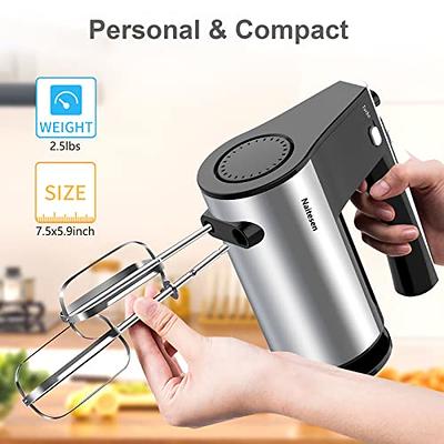Electric Handheld Mixer For Baking With 3 Attachments: Beater, Whisk &  Dough Hook, Used For Mixing & Beating Eggs/butter/cream, Handheld-foam-maker,  Household Kitchen Appliance