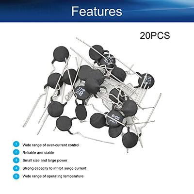 NTC Thermistor Resistors 5D-11 4A 5 Ohm Inrush Current Limiter Temperature  Sensors 20 Pcs 