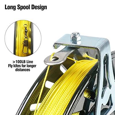 Professional Outdoor Kite Line String Flying Tools Winder Winding Reel Grip  Wheel w Lock