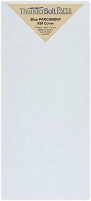 125 White Parchment 65lb Cover Weight Paper - 4 X 9 (4X9 Inches) 10  Envelope Insert Size 
