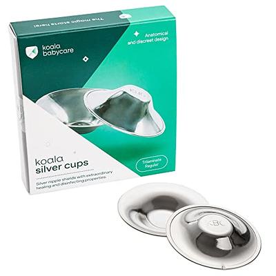 Silvamom® The Original Silver Nursing Cups | Nipple Shields for Nursing  Newborn Breastfeeding | 925 Silver | Nickel Free | Newborn Essentials Must