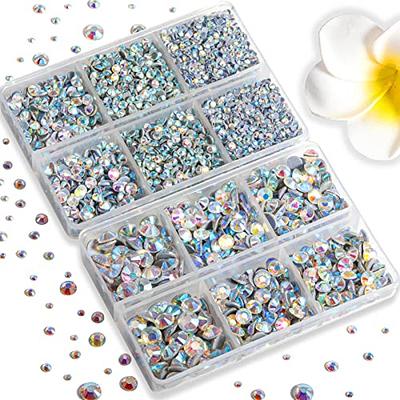  Beadsland Hotfix Rhinestones, 1440pcs Flatback Crystal  Rhinestones for Crafts Clothes DIY Decorations, Emerald, SS20, 4.6-4.8mm