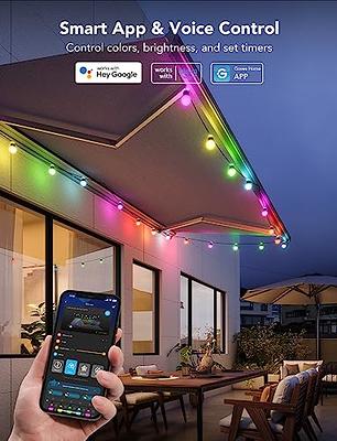 LED String Lights with Weatherproof Technology, Dimmable with