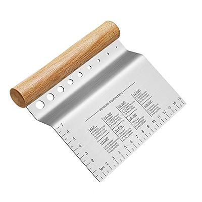 Stainless Steel Bench Scraper Chopper With Ruler Must Have In Your